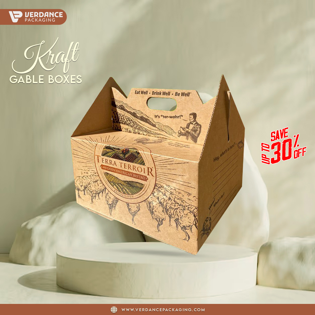 Custom Gable Boxes at Corrugated Packaging, Manufactured by Verdance Packaging